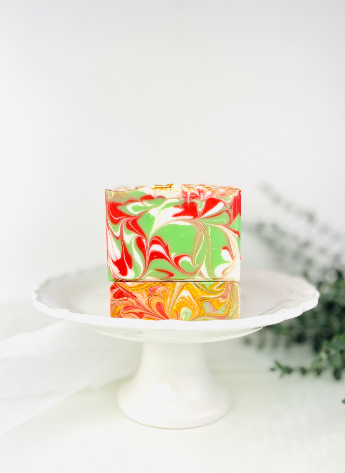 Merry & Bright Holiday Soap - Festive Handmade Bar