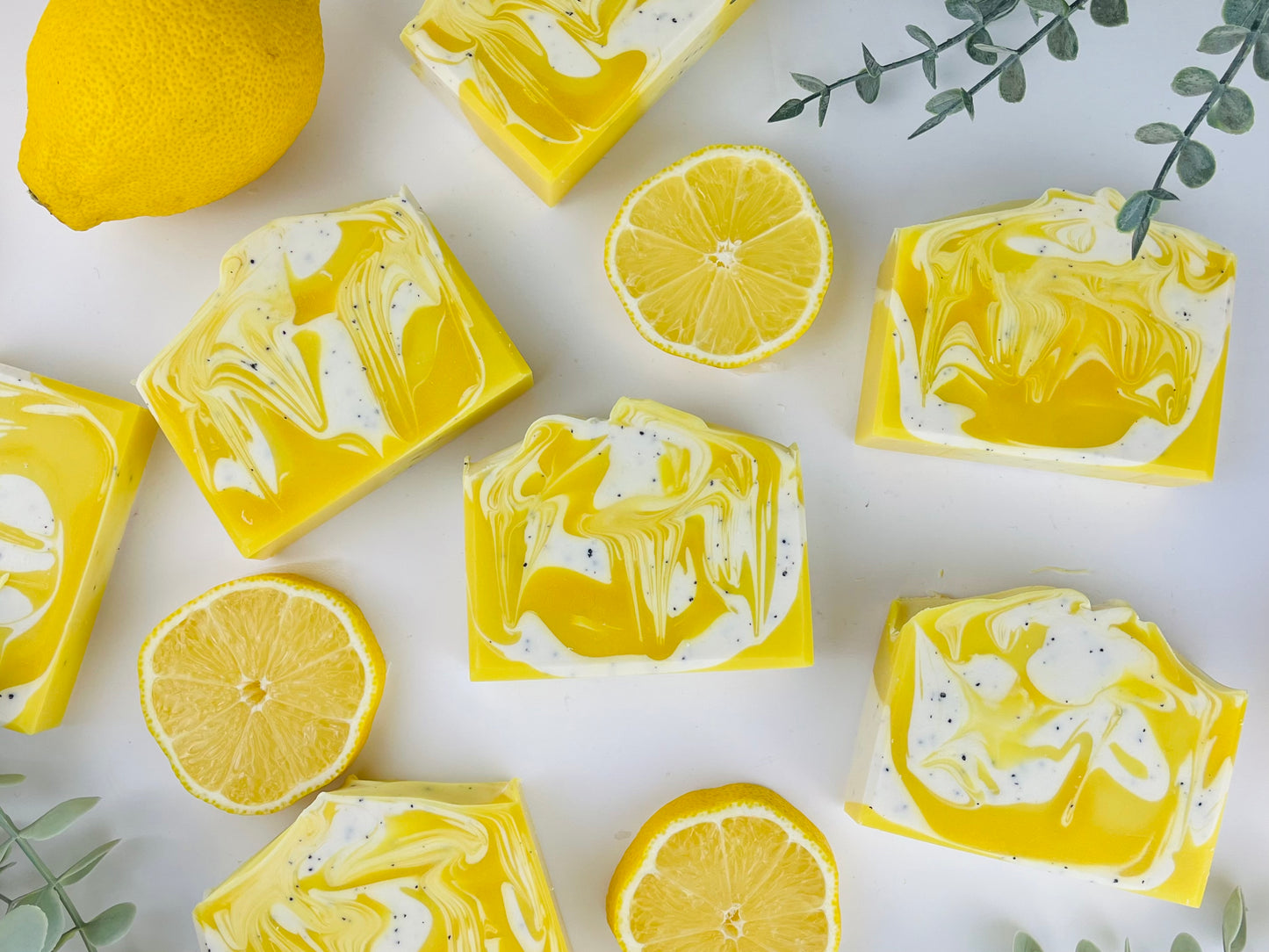 Rise & Shine Lemon Poppy Seed Soap - Energizing Morning Bar