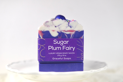 Sugar Plum Fairy Holiday Soap - Nutcracker Inspired Bar