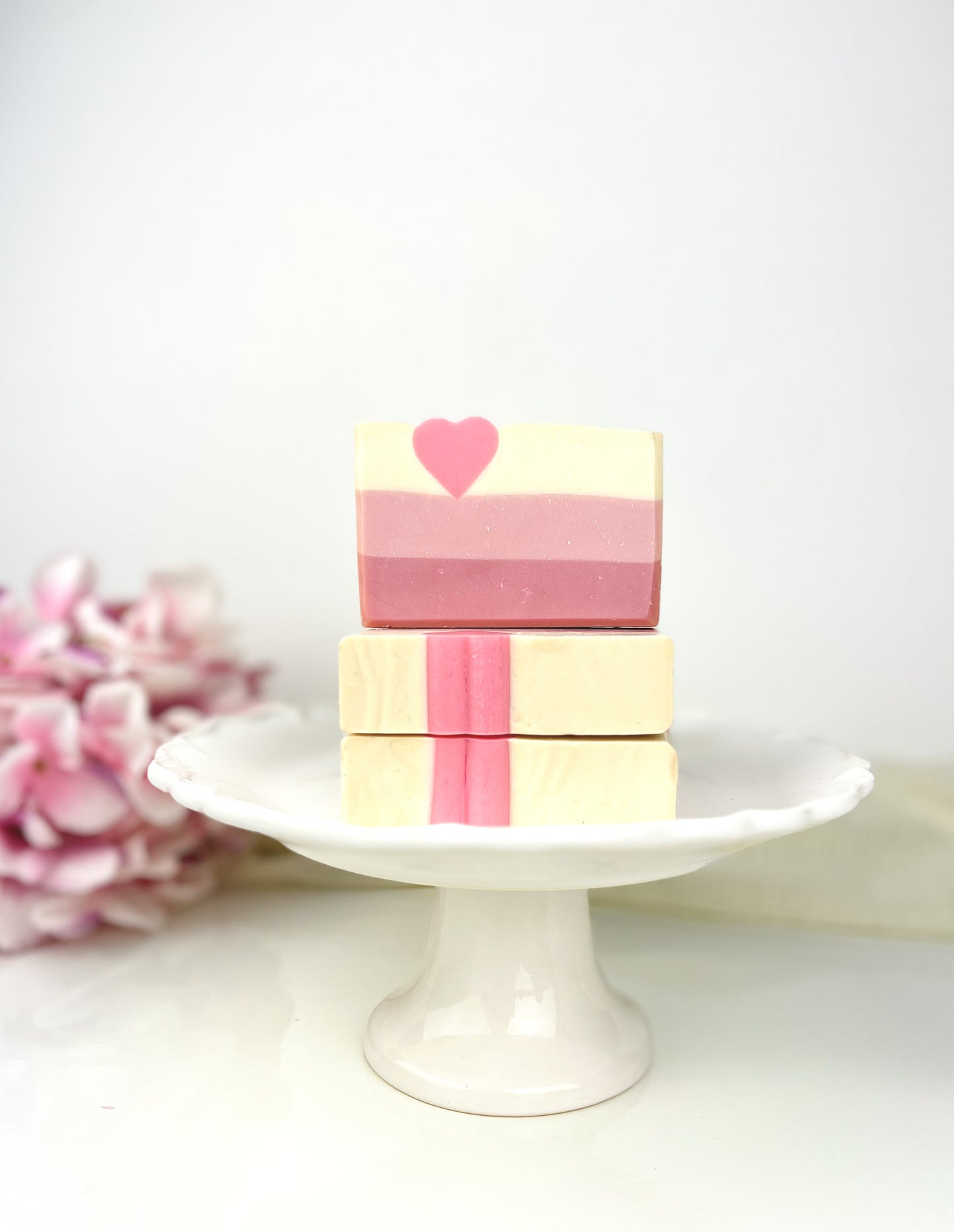Love Pomegranate Champagne Soap - Romantic Handmade Bar
