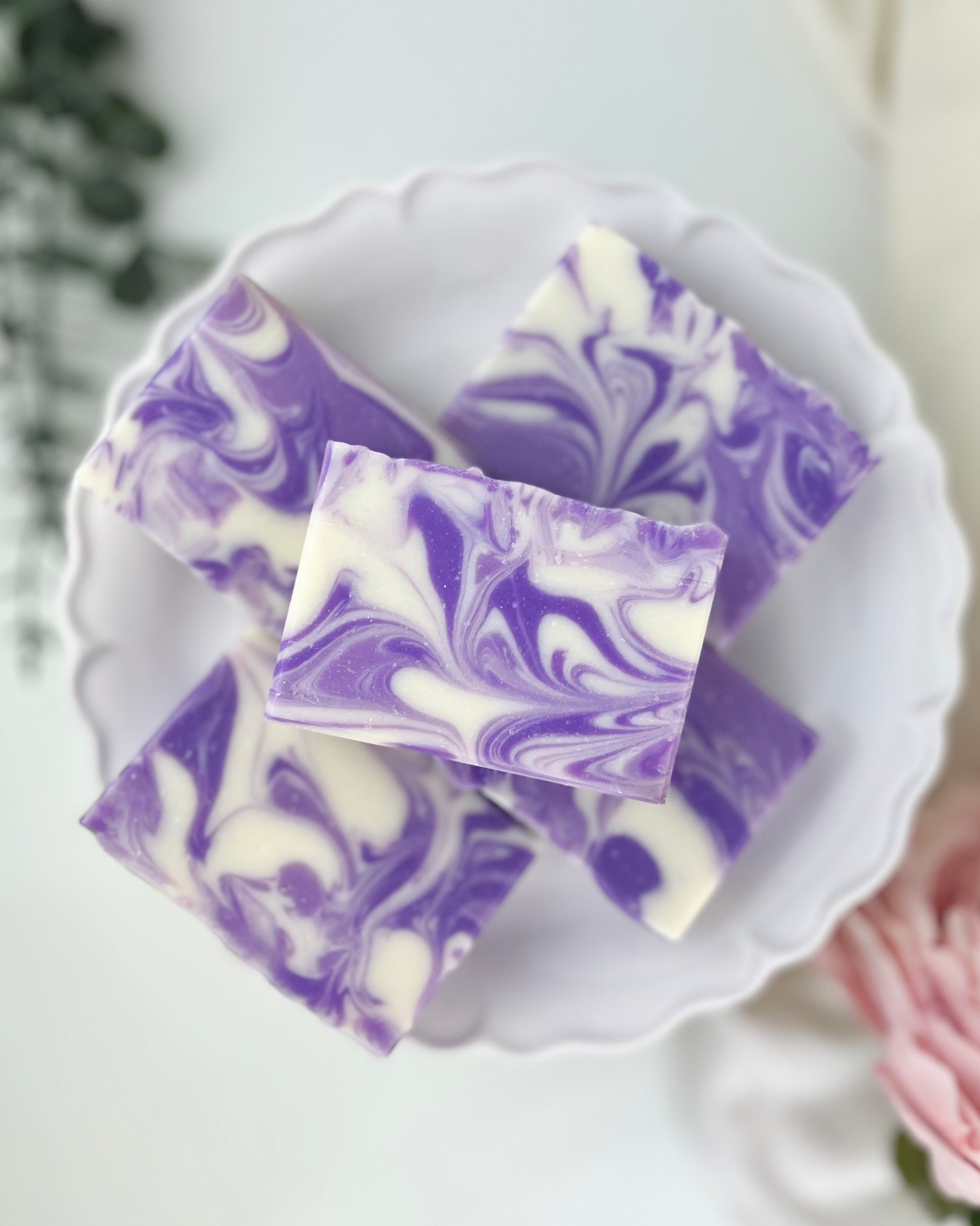 French Lavender Soap - Calming Handmade Bar - Graceful Soaps