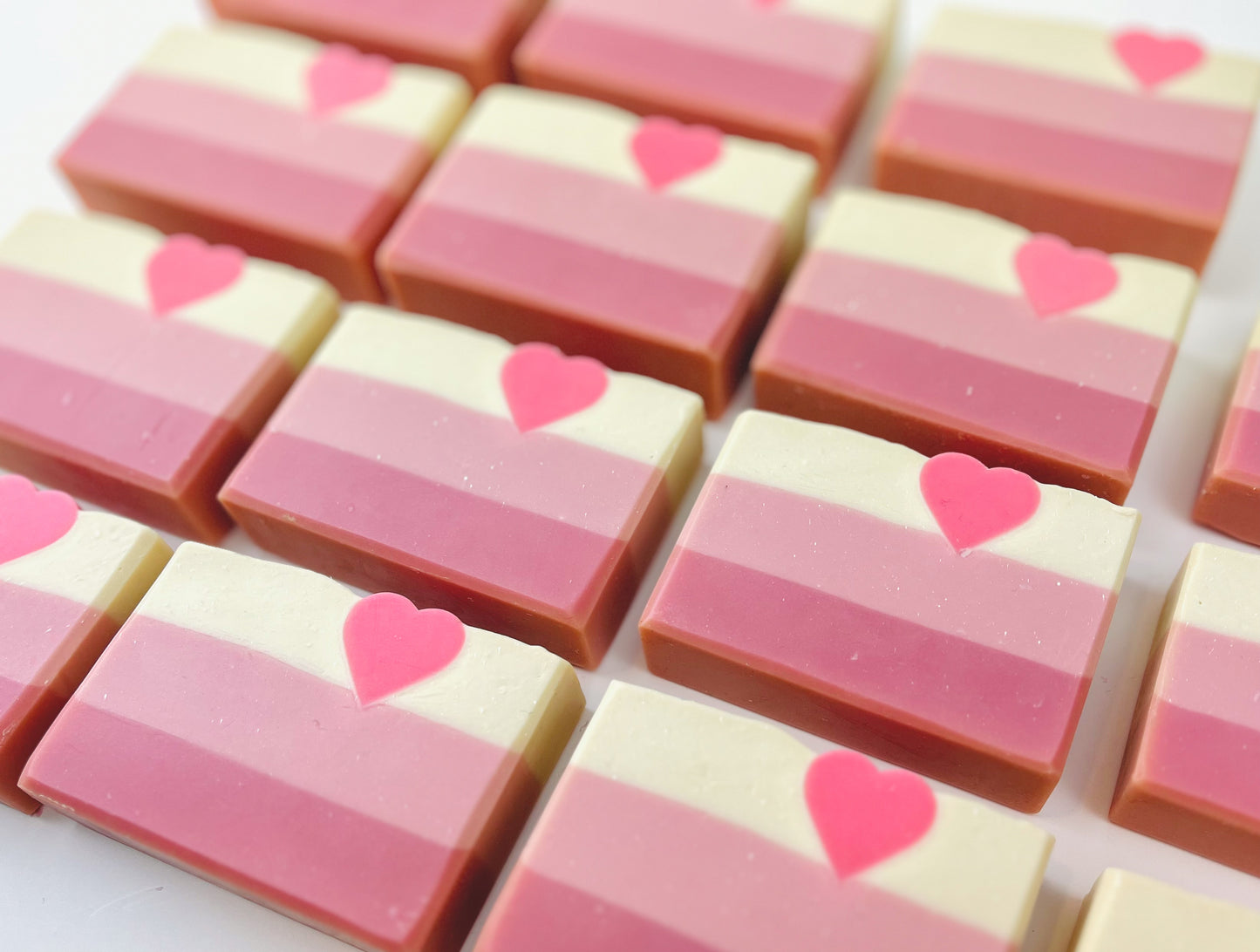 Love Pomegranate Champagne Soap - Romantic Handmade Bar