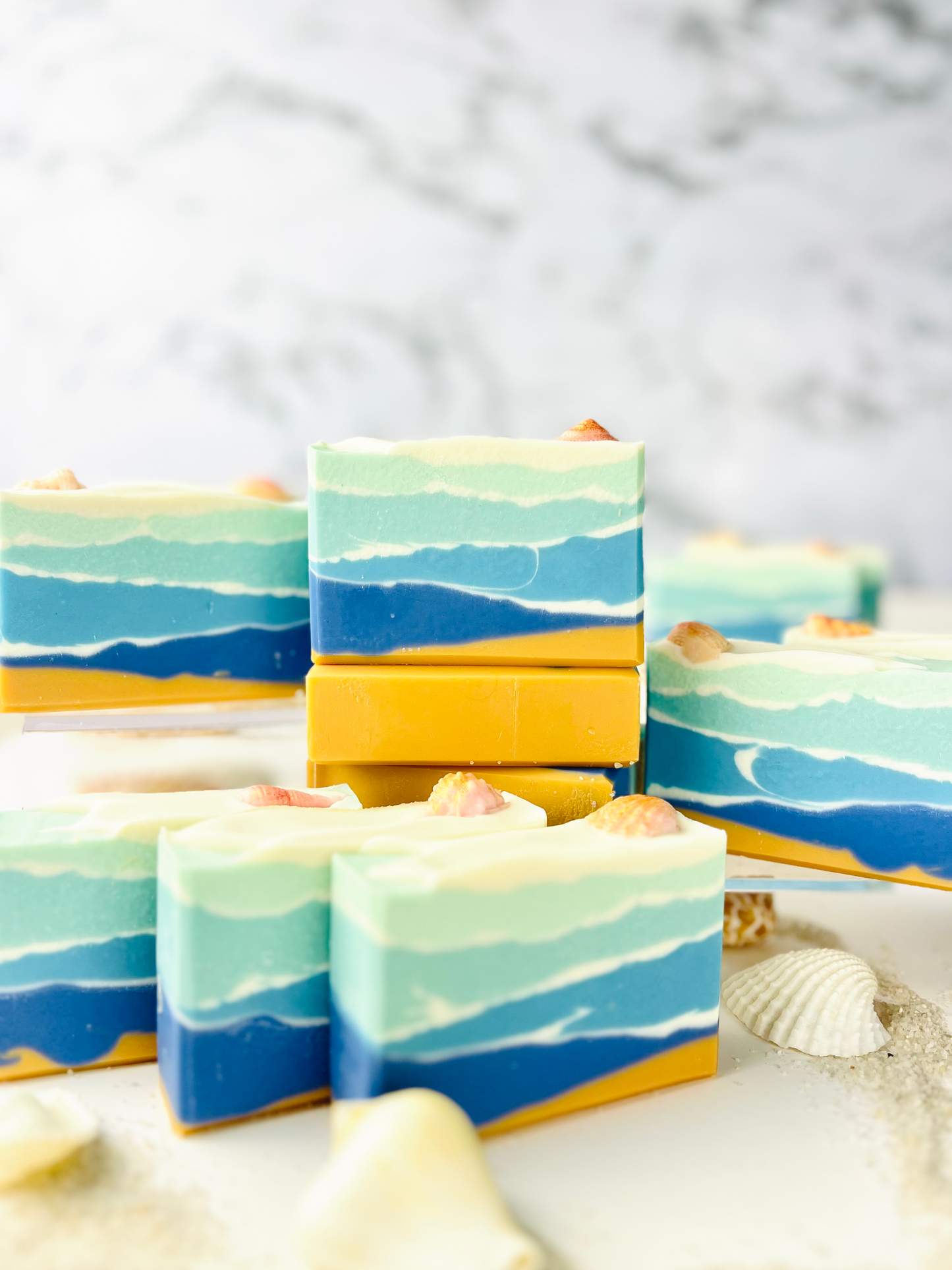 Ocean Handmade Soap - Crystal Crescent Beach Inspired
